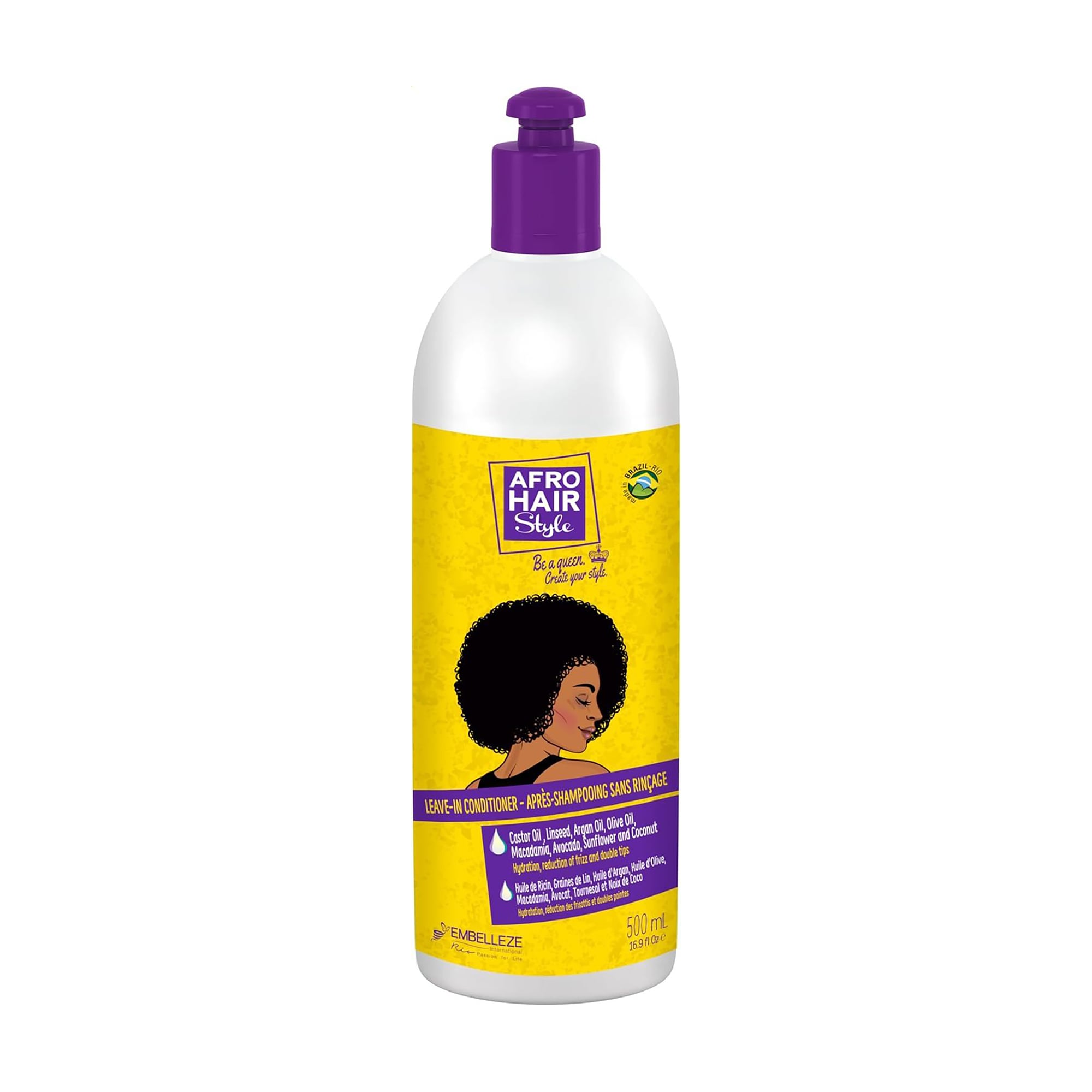 Незмивний кондиціонер для волосся Novex Afro Hair Style Leave-In Conditioner, 500 мл